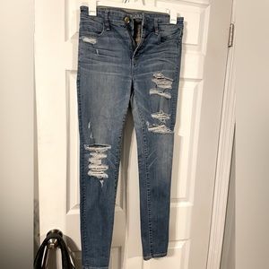 American Eagle high rise jegging jeans